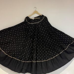 Midnight Black Navratri Lehenga Set