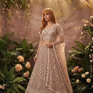 Ivory Rose Luxury Lehenga Set