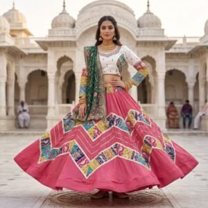 Gulrang Patchwork Festive Lehenga Set