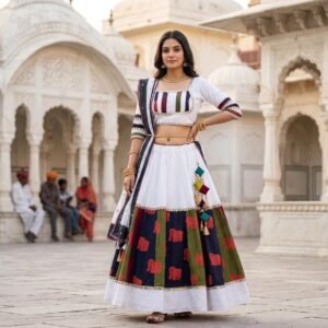 Rajwadi Rangoli Lehenga Set
